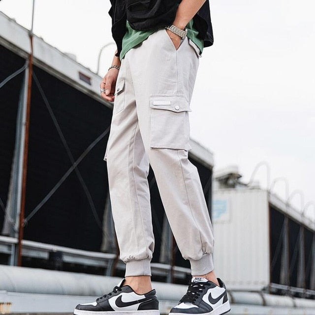 Streetwear Men's Cool Pants, Pocket Loose, Hiphop Joggers Pant, Trousers  Casual