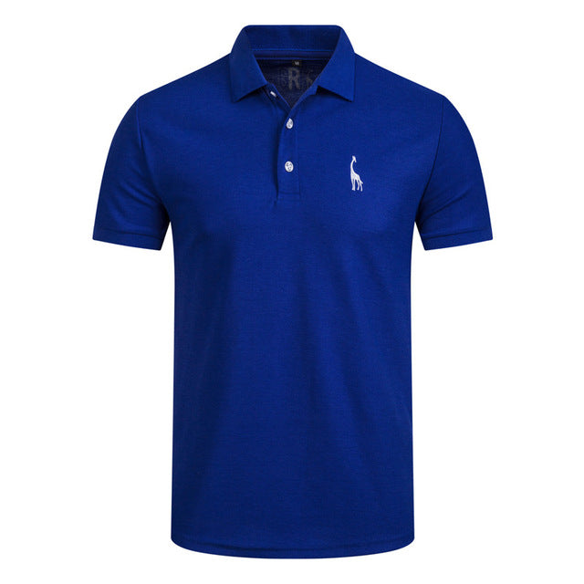 Cotton polo cheap with embroideries